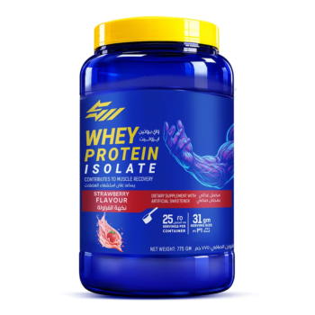 واي بروتين أيزوليت سترونج ماسلز – Strong Muscles Whey Protein Isolate 25 جرعة